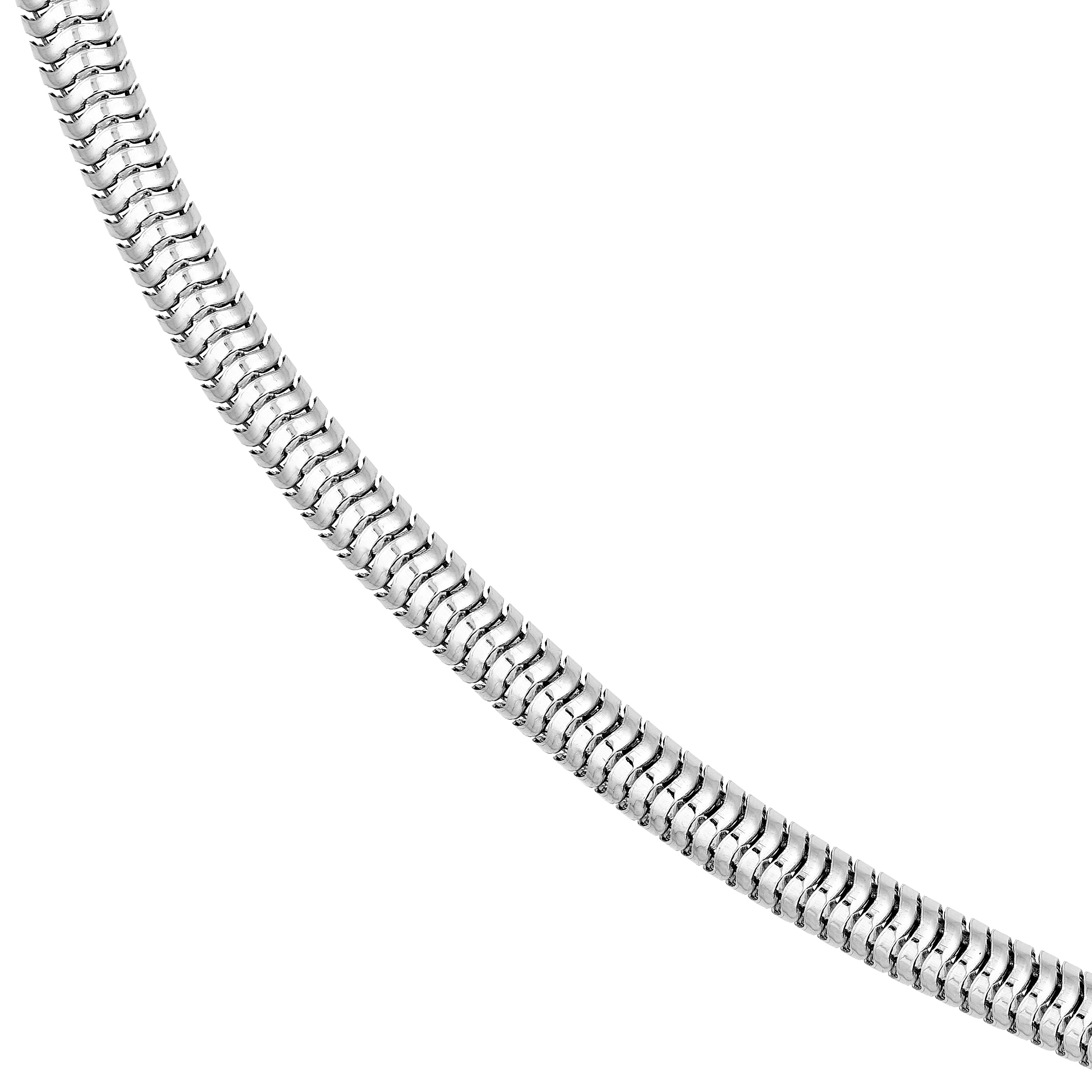 Sterling Silver 3.00mm Round Snake Chain
