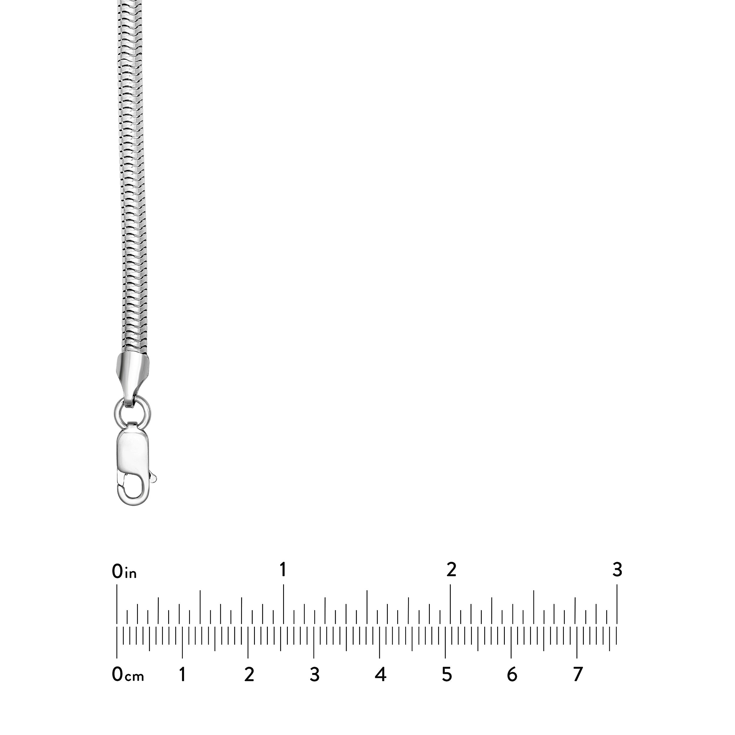 Sterling Silver 4.00mm Round Snake Chain