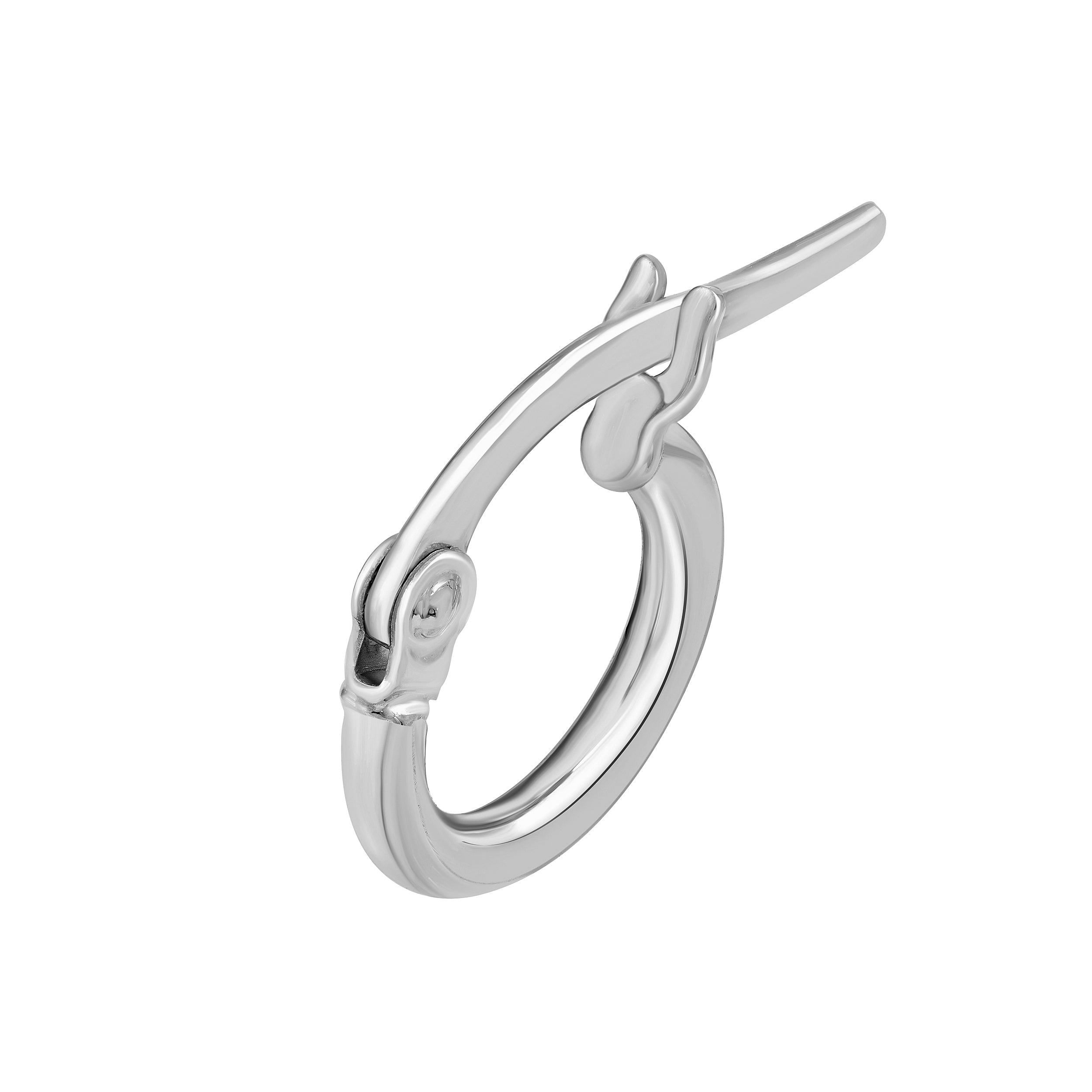 14K Gold High Polished 6.00mm Round Hoop Earrings Birmingham Jewelry Earrings Birmingham Jewelry 