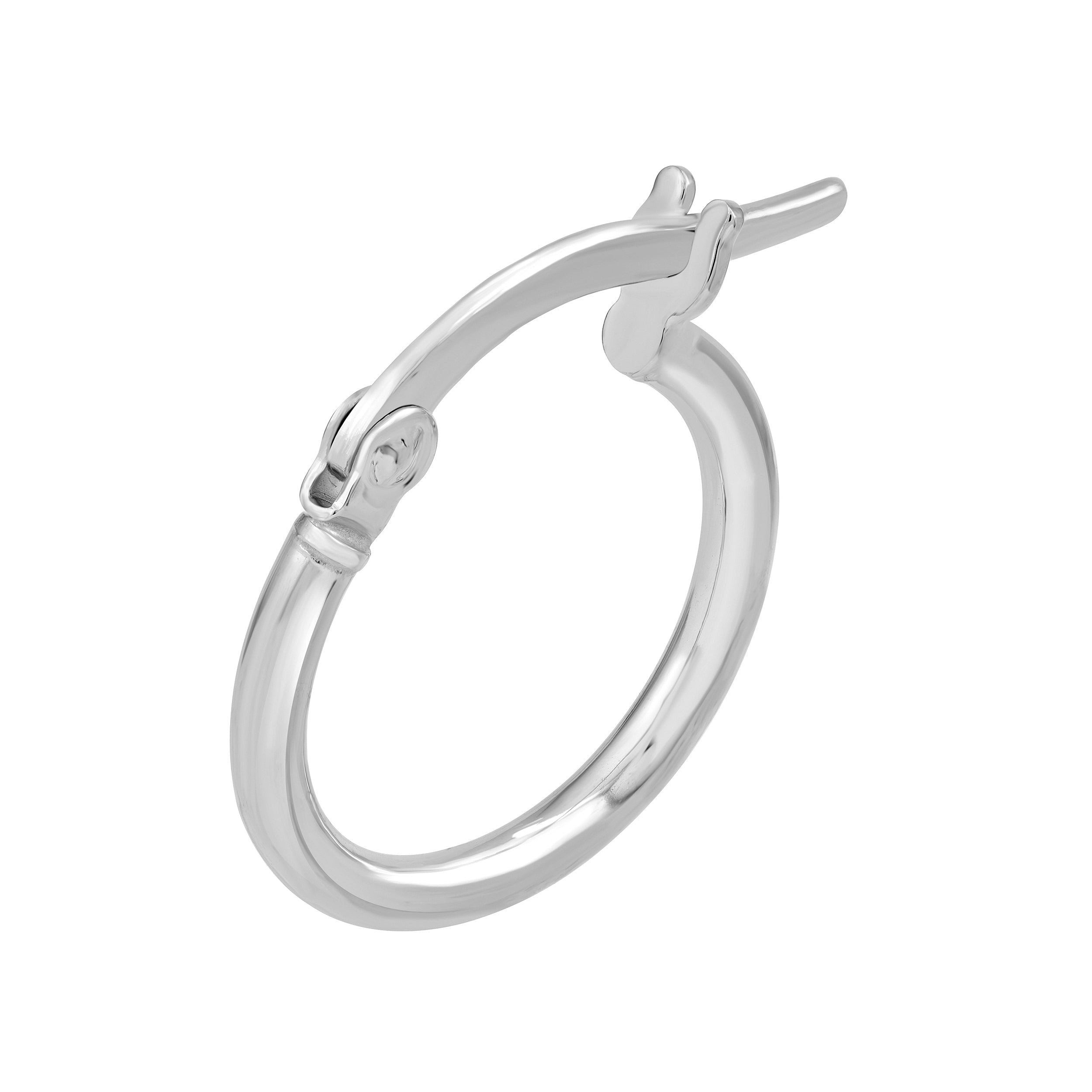 14K Gold 10.00mm Round Hoop Earrings Birmingham Jewelry Earrings Birmingham Jewelry 