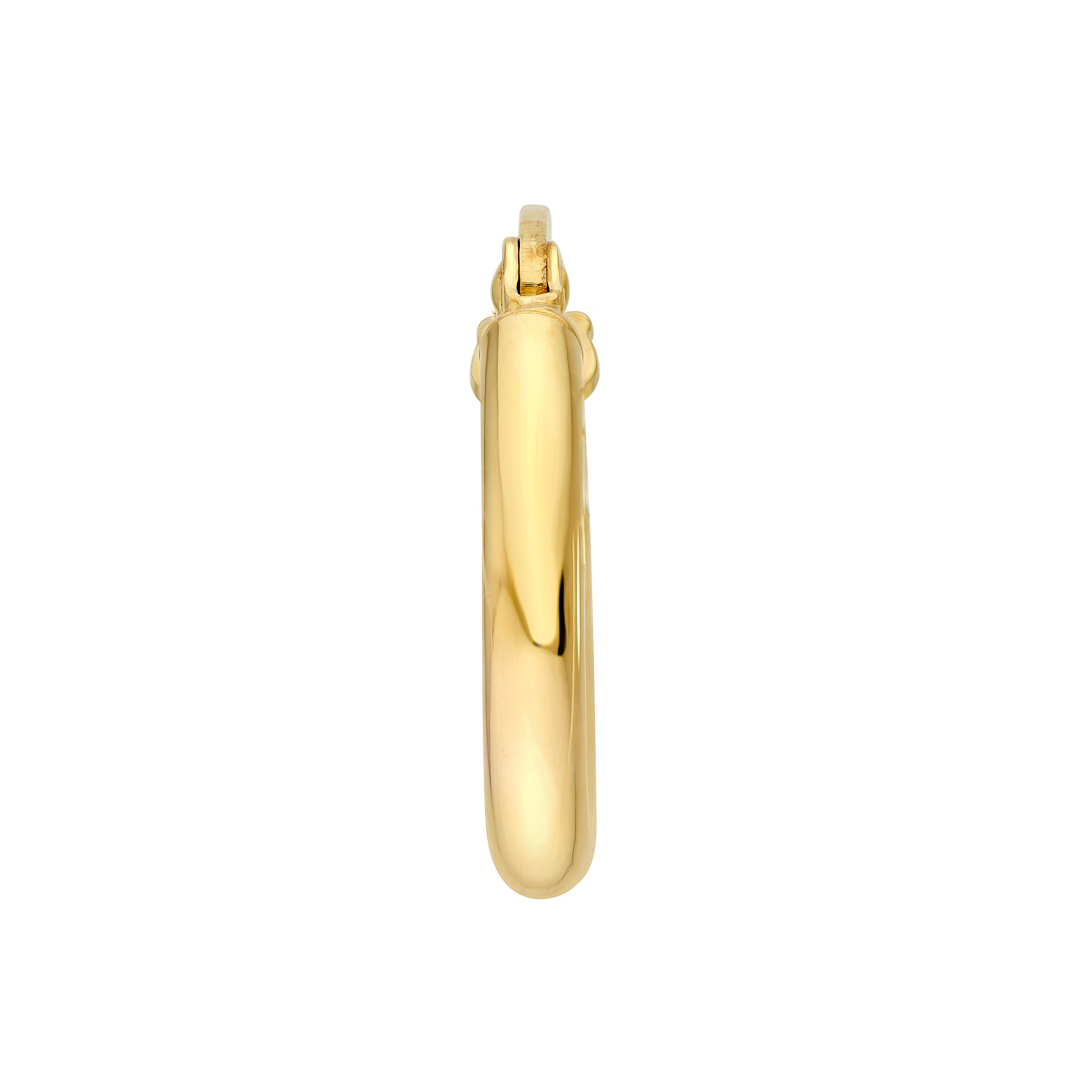 14K Gold 2.00mm Tube Round Hoop Earrings Birmingham Jewelry Earrings Birmingham Jewelry 
