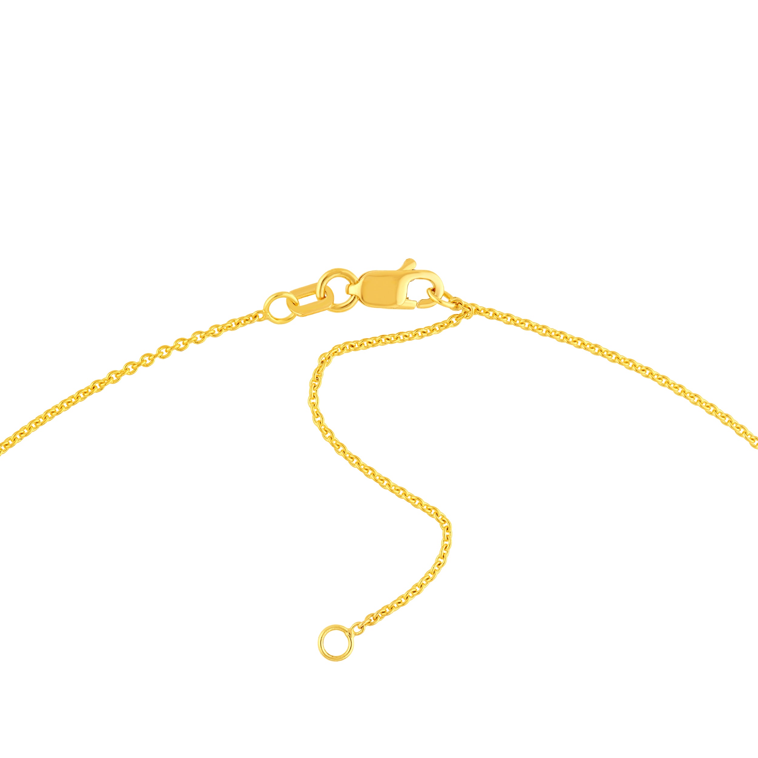 14K Yellow Gold 3 Stone Necklace Birmingham Jewelry Necklace Birmingham Jewelry 