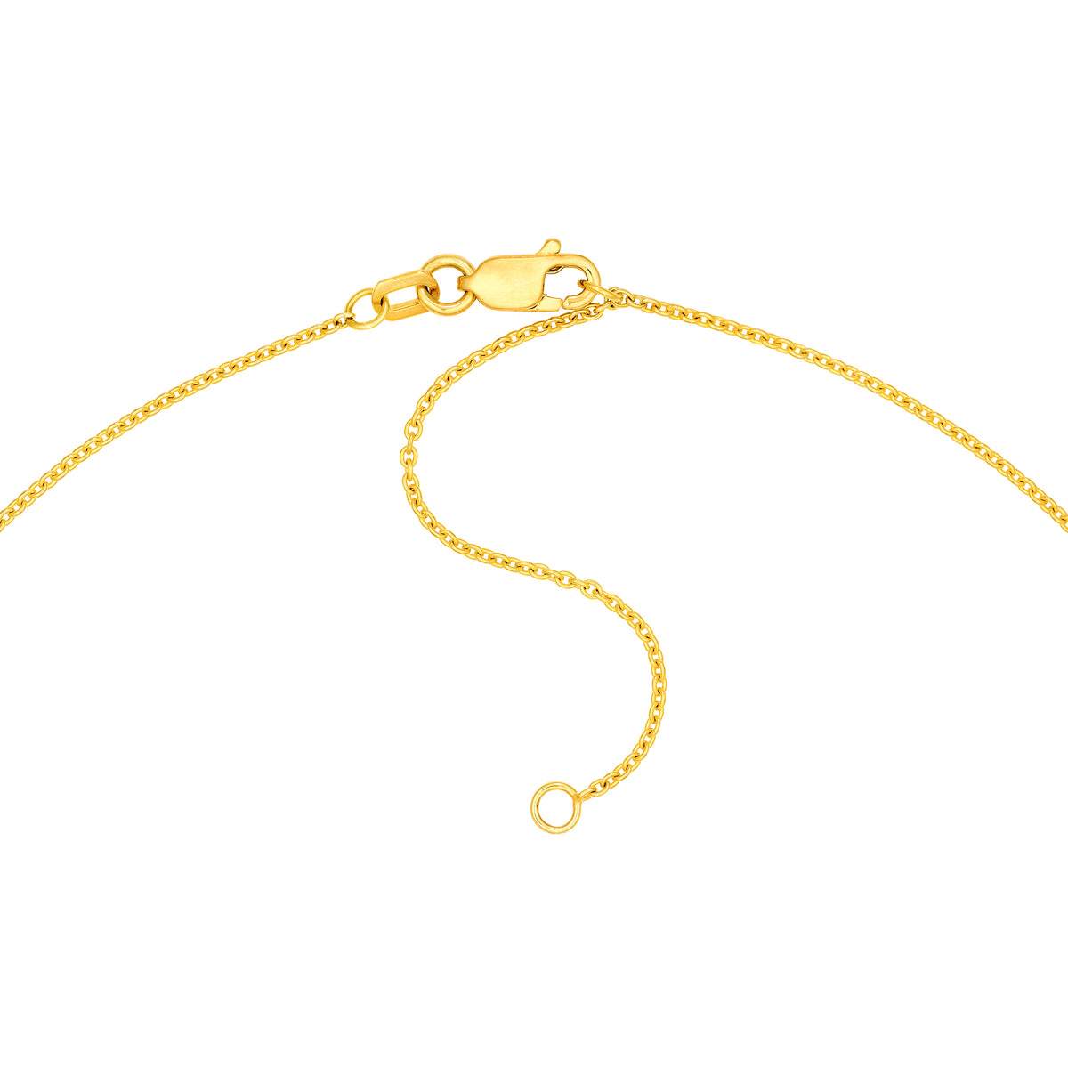 14K Yellow Gold Mixed Gemstone & Diamond Station Lariat Necklace Birmingham Jewelry Necklace Birmingham Jewelry 