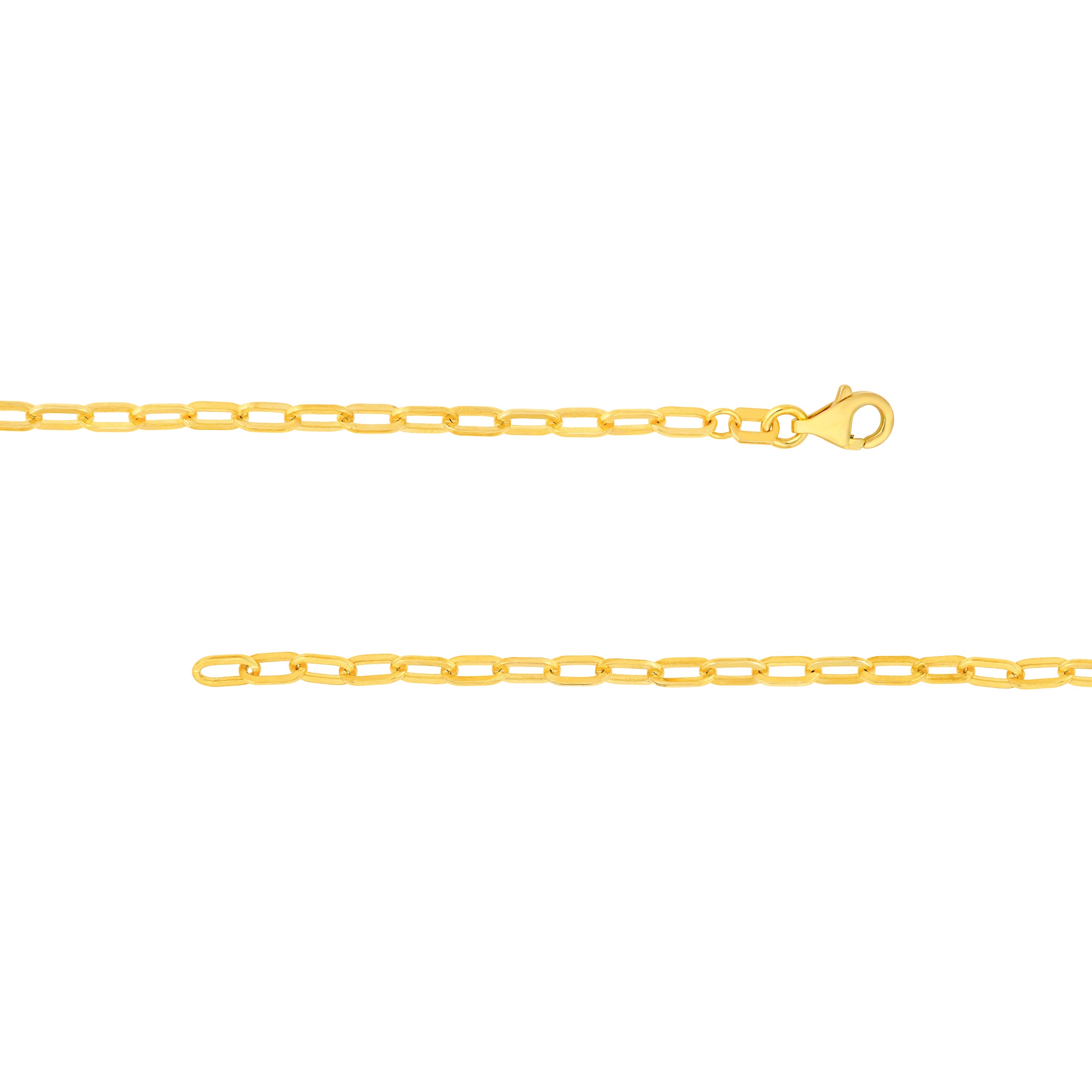 14K Yellow Gold 1.00ct Sapphire Blue Half Paper Clip Half Tennis Bracelet Birmingham Jewelry Bracelet Birmingham Jewelry 