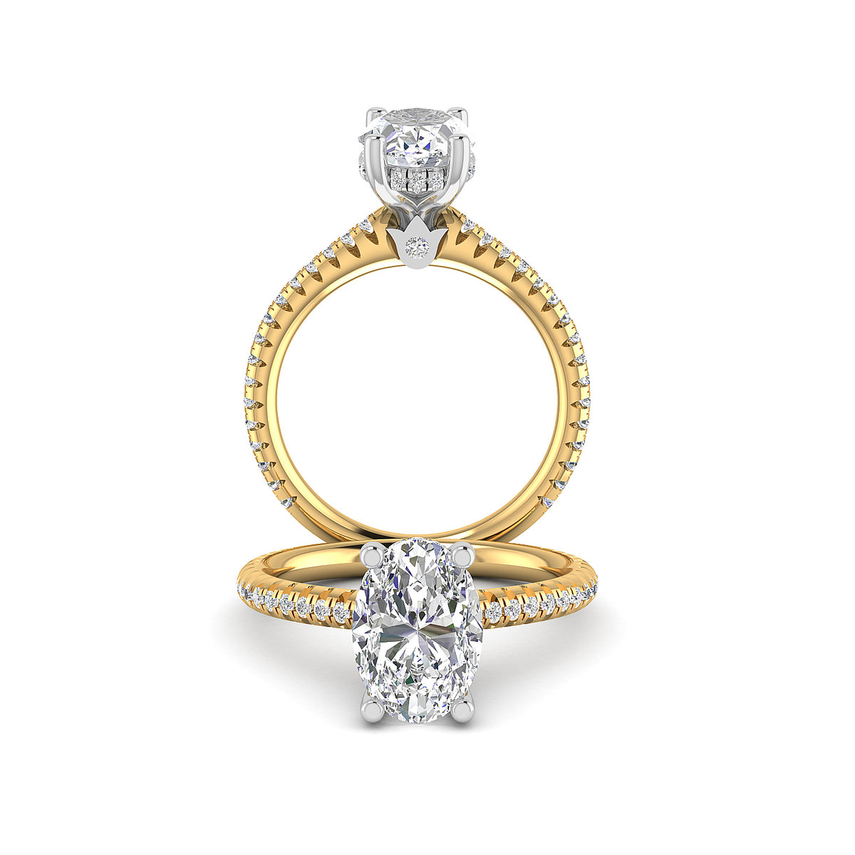 RENAISSANCE-999DBOV-1.2 VERRAGIO Engagement Ring Birmingham Jewelry Verragio Jewelry | Diamond Engagement Ring RENAISSANCE-986R