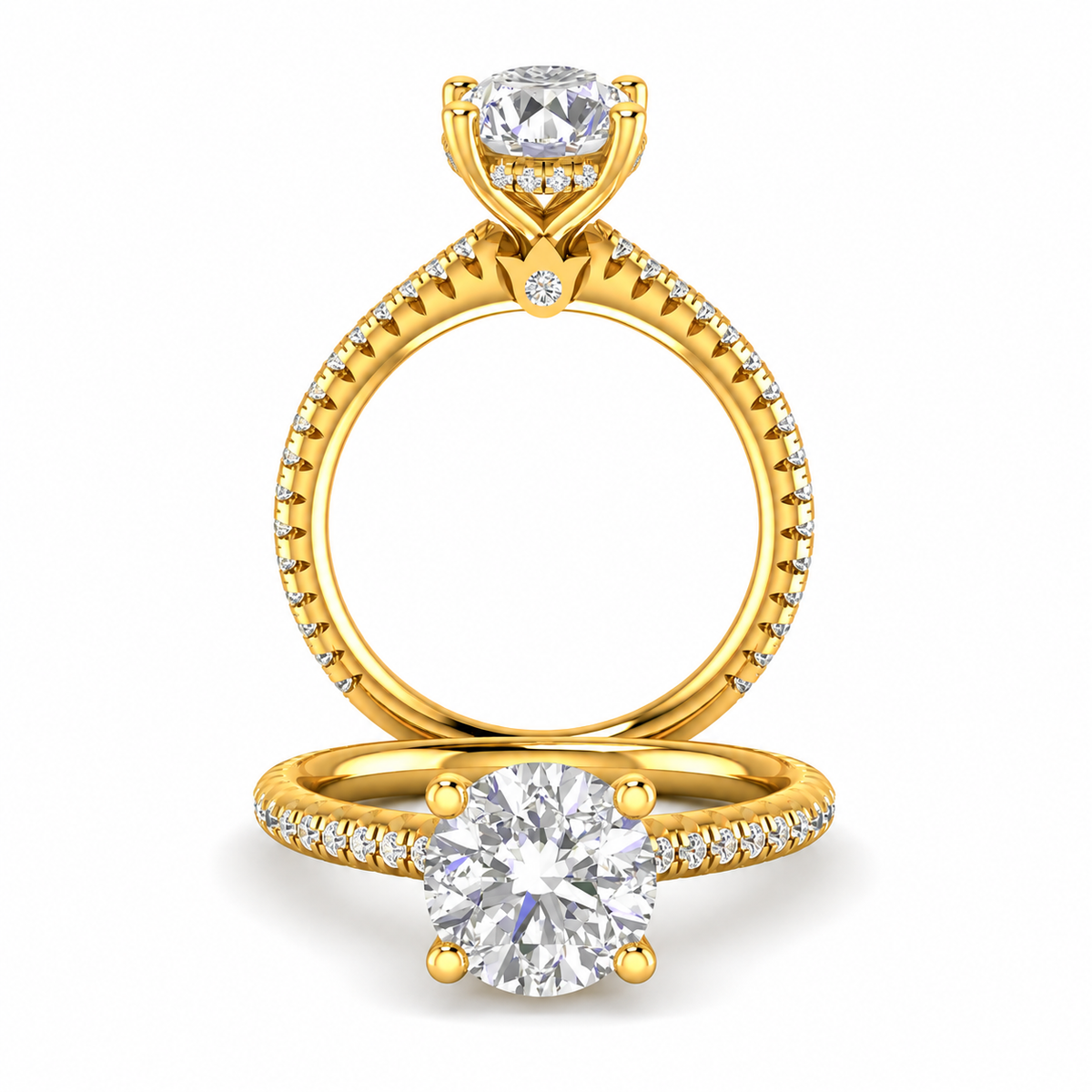 RENAISSANCE-999DBR-1.2 VERRAGIO Engagement Ring Birmingham Jewelry Verragio Jewelry | Diamond Engagement Ring RENAISSANCE-986R