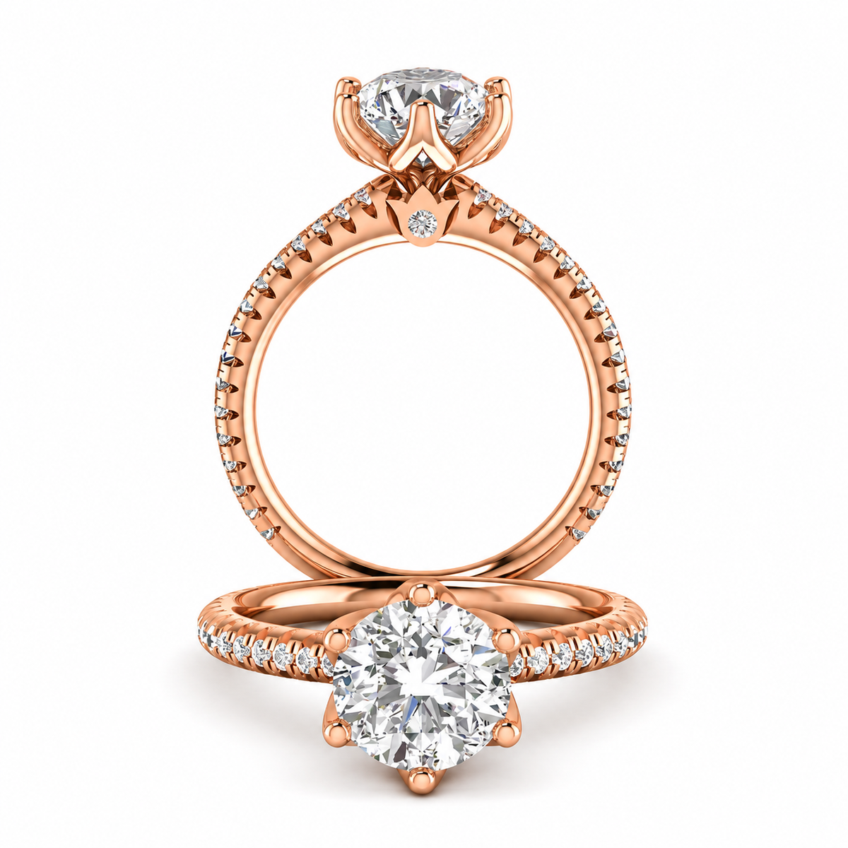 RENAISSANCE-999TR-1.2 VERRAGIO Engagement Ring Birmingham Jewelry Verragio Jewelry | Diamond Engagement Ring RENAISSANCE-986R