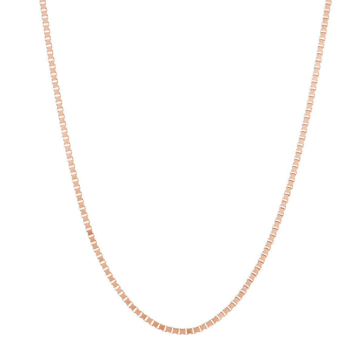Birmingham Jewelry - 14K Gold 0.96mm Box Chain with Slider - Birmingham Jewelry