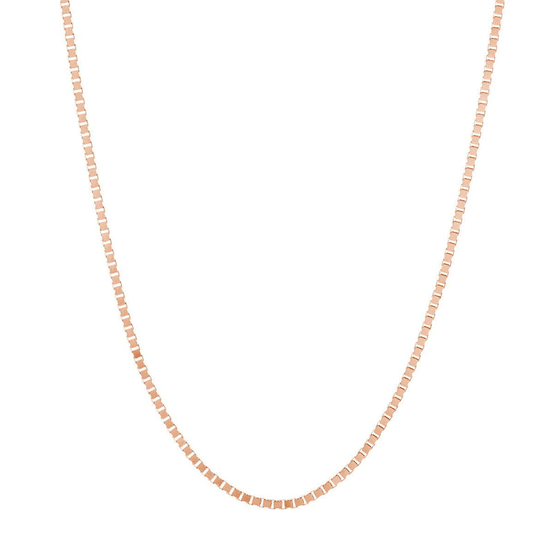 Birmingham Jewelry - 14K Gold 0.96mm Box Chain with Slider - Birmingham Jewelry