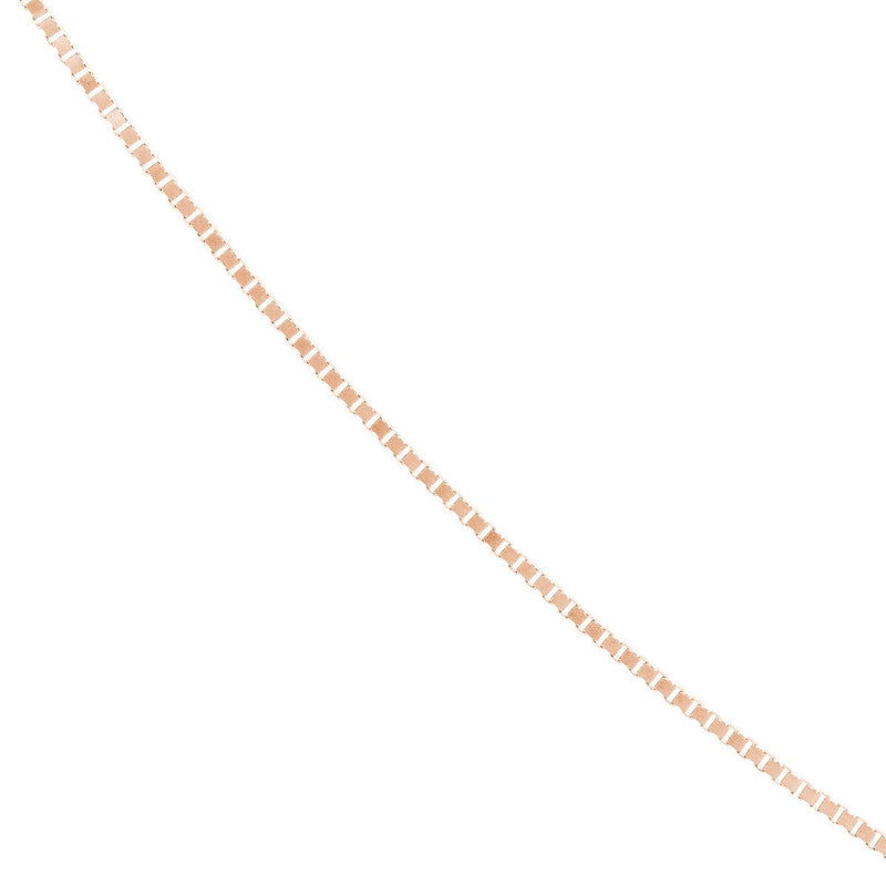 Birmingham Jewelry - 14K Gold 0.96mm Box Chain with Slider - Birmingham Jewelry