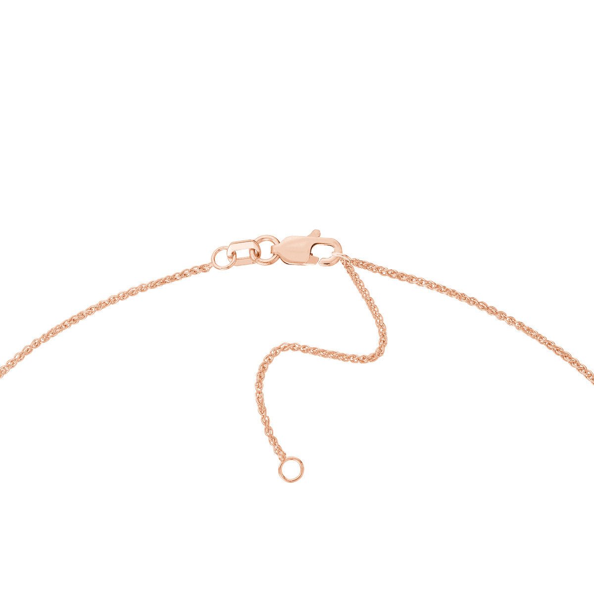 Birmingham Jewelry - 14K Gold 1.05mm Adjustable Wheat Chain with Lobster Lock - Birmingham Jewelry