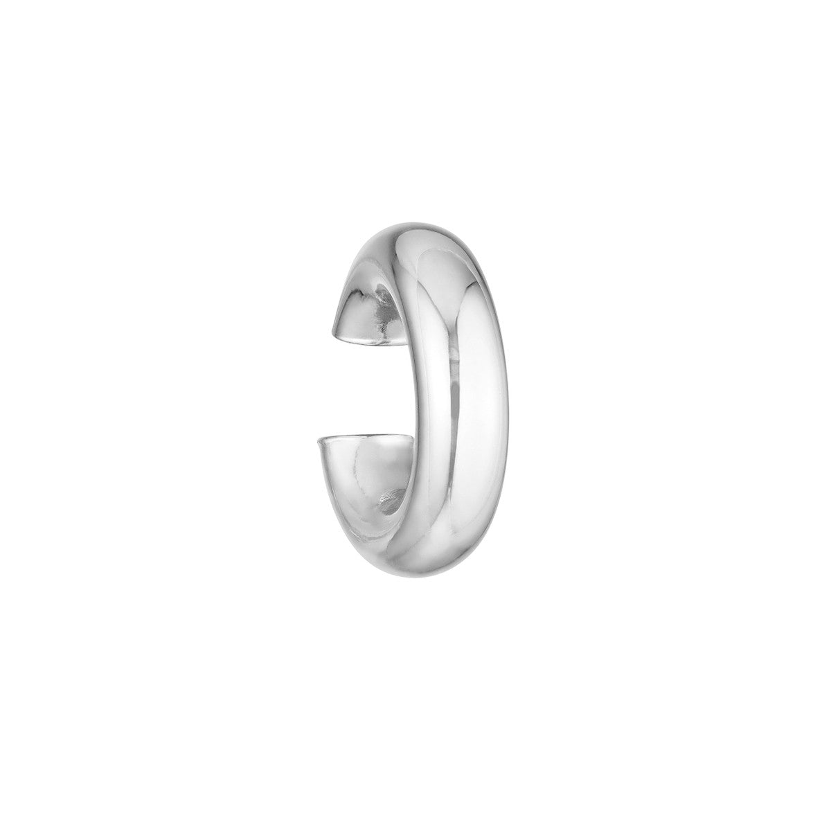 Birmingham Jewelry - 14K Gold 15.00mm Thick Tubular Cuff Earrings - Birmingham Jewelry