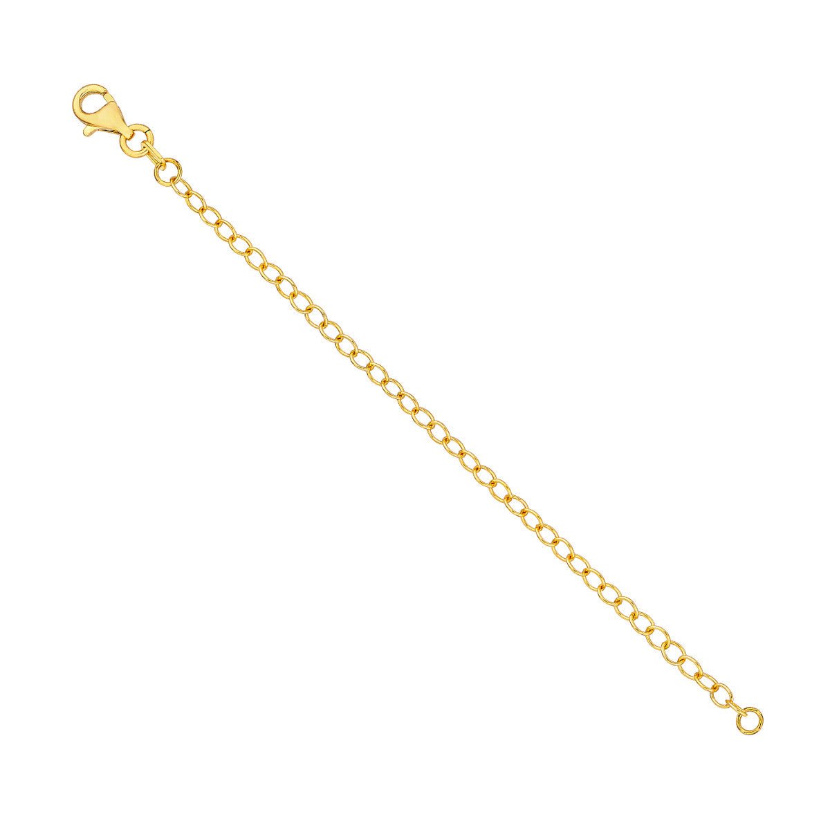 Birmingham Jewelry - 14K Gold 2.60mm Oval Forzentina Extender - Birmingham Jewelry