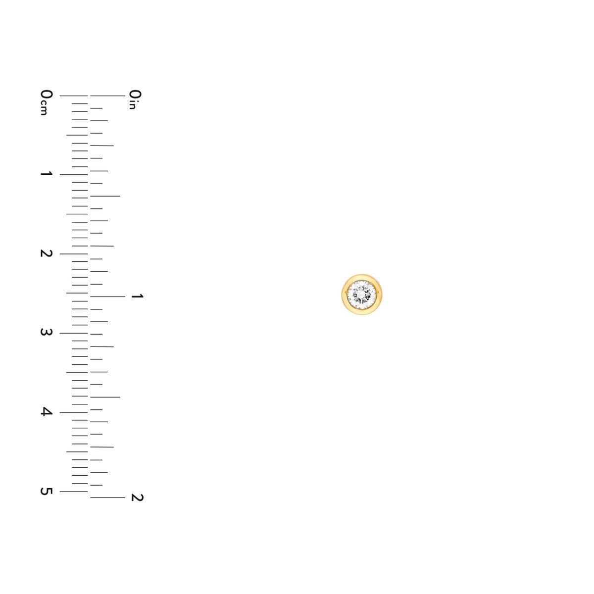 Birmingham Jewelry - 14K Gold 4.00mm 1/2tcw Round Diamond Stud Earrings - Birmingham Jewelry