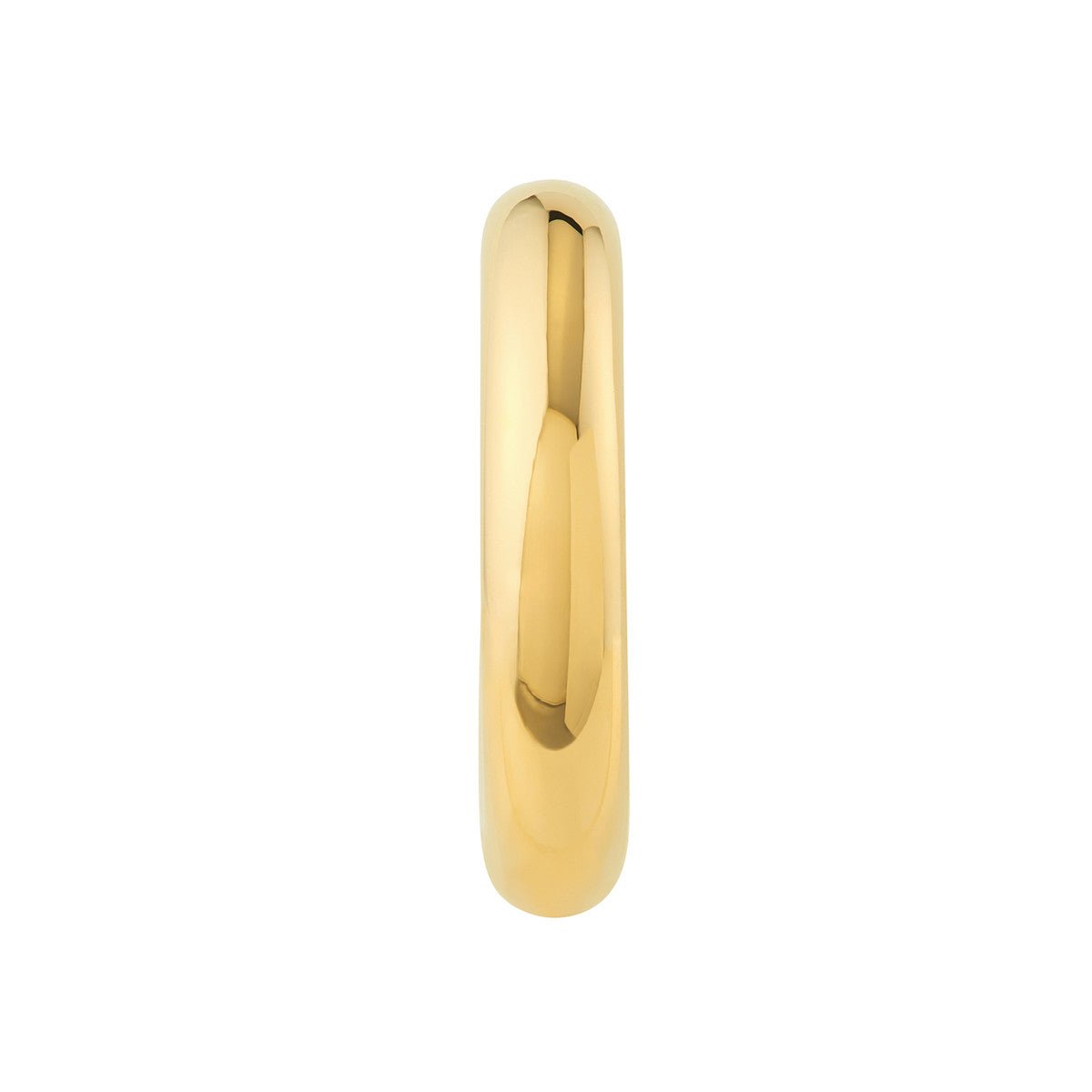 14K Gold 6.00mm x 30.00mm Polished Open Hoop Earrings Birmingham Jewelry Earrings Birmingham Jewelry 
