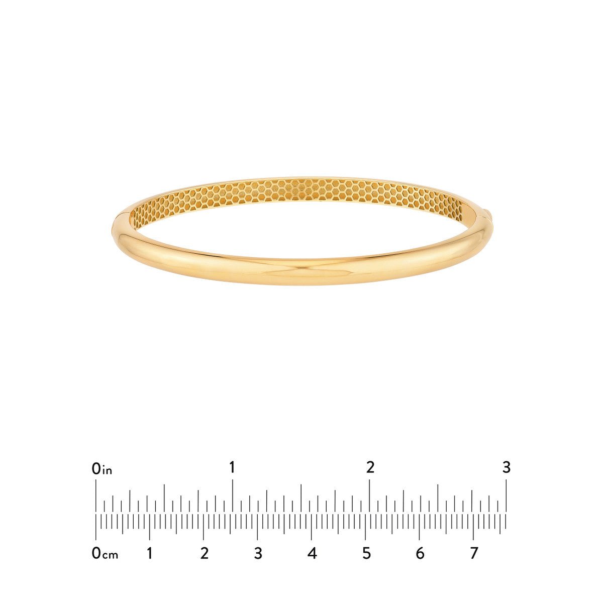 Birmingham Jewelry - 14K Gold Classic Dome Bangle - Birmingham Jewelry