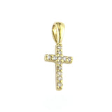 Birmingham Jewelry - 14K Gold Cross Pendant With Diamonds - Birmingham Jewelry