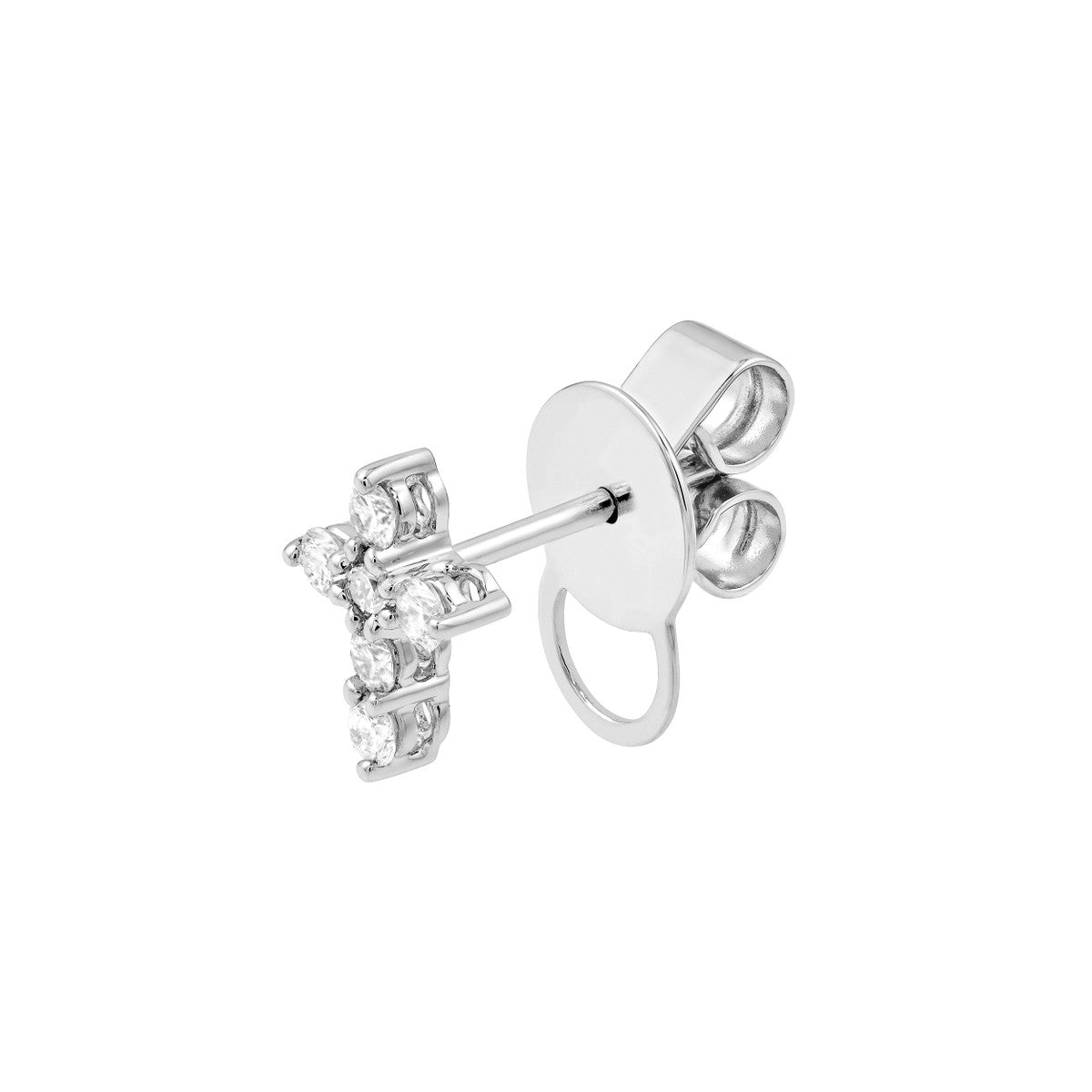14K Gold Diamond Cross Earrings (1/3tcw) Birmingham Jewelry Earrings Birmingham Jewelry 