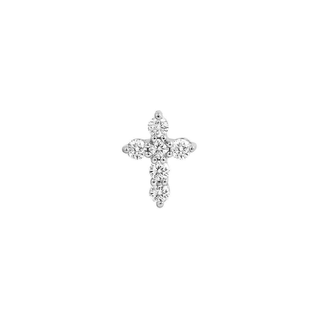 14K Gold Diamond Cross Earrings (1/3tcw) Birmingham Jewelry Earrings Birmingham Jewelry 