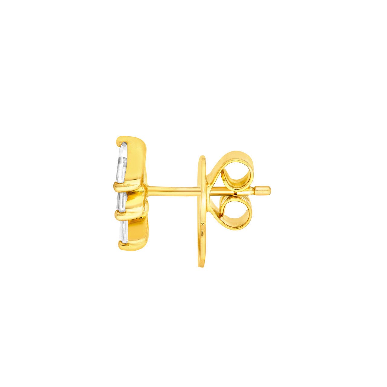 Birmingham Jewelry - 14K Gold Diamond Stacked Earrings - Birmingham Jewelry