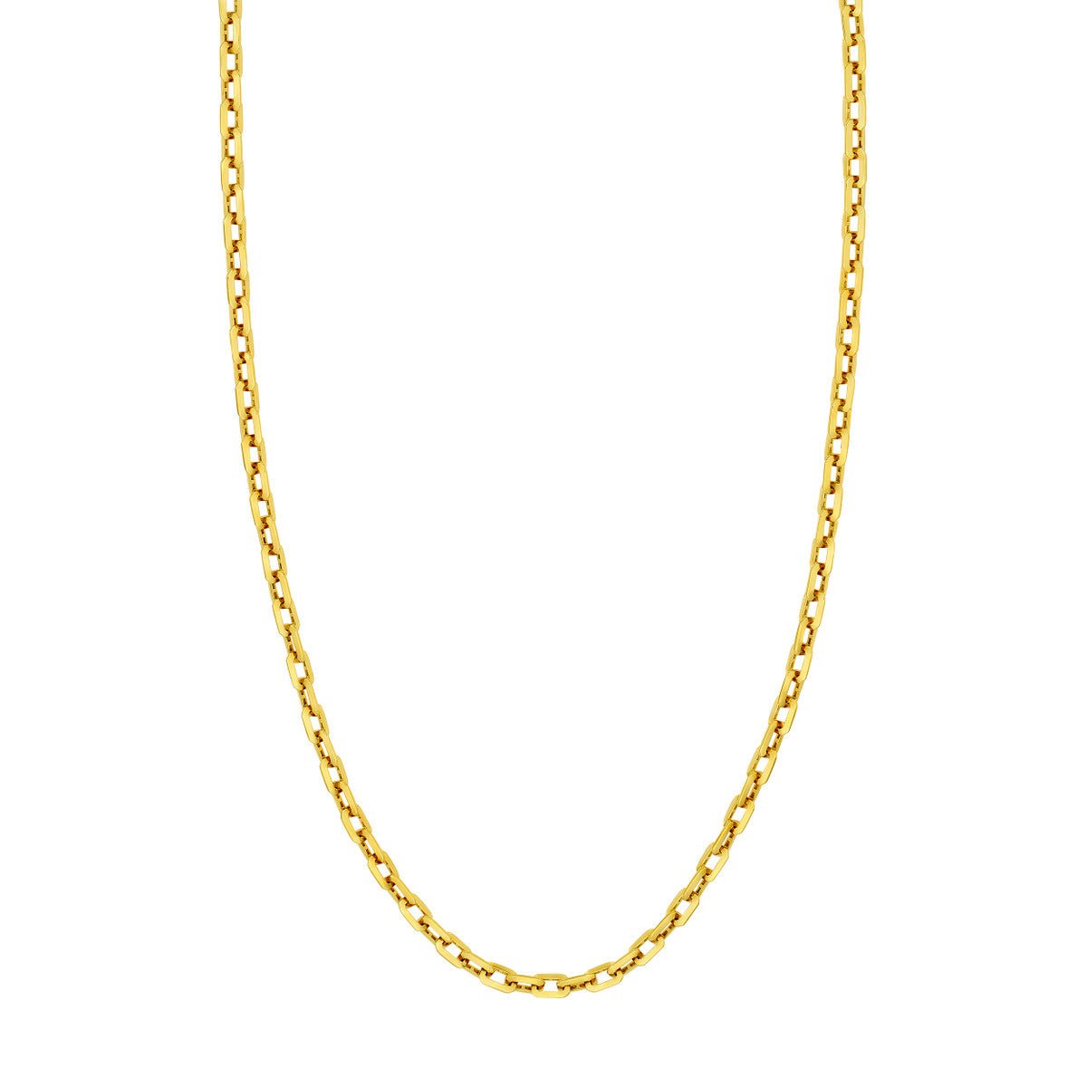 14K Gold Octagon Long Link Fancy Chain Birmingham Jewelry Gold Chain Birmingham Jewelry 