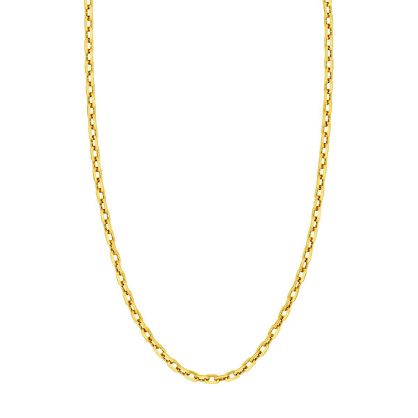 Birmingham Jewelry - 14K Gold Octagon Long Link Fancy Chain - Birmingham Jewelry