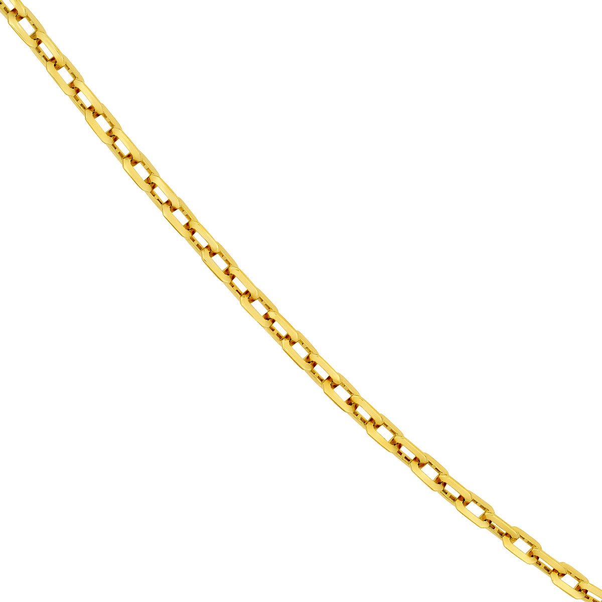 14K Gold Octagon Long Link Fancy Chain Birmingham Jewelry Gold Chain Birmingham Jewelry 