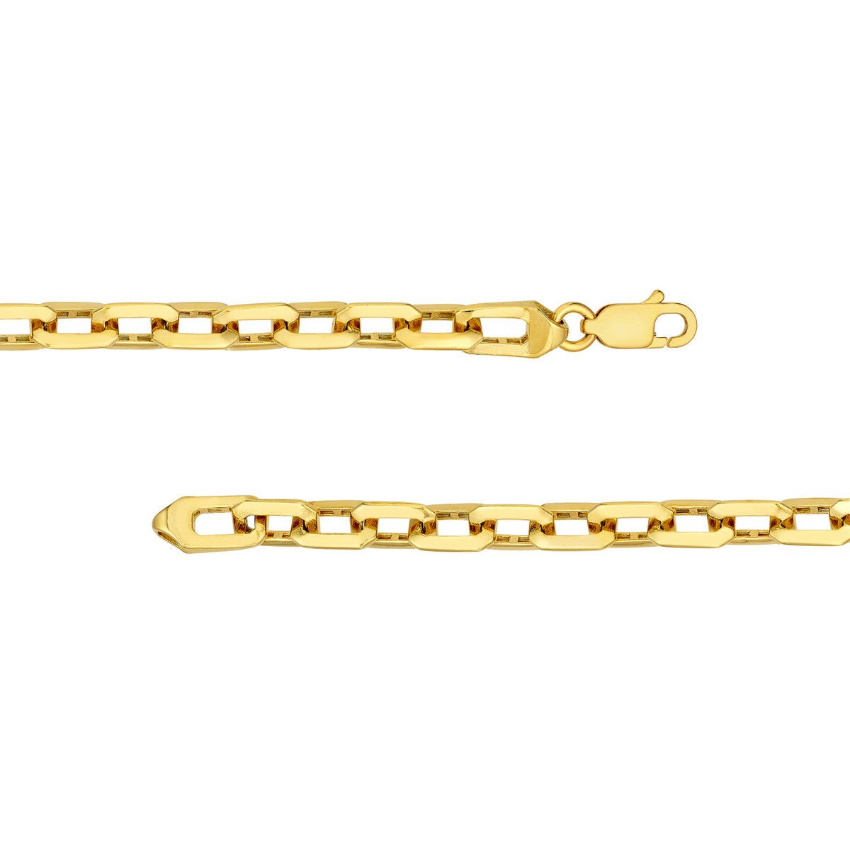 14K Gold Octagon Long Link Fancy Chain Birmingham Jewelry Gold Chain Birmingham Jewelry 
