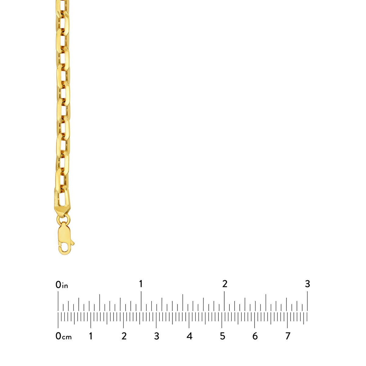14K Gold Octagon Long Link Fancy Chain Birmingham Jewelry Gold Chain Birmingham Jewelry 