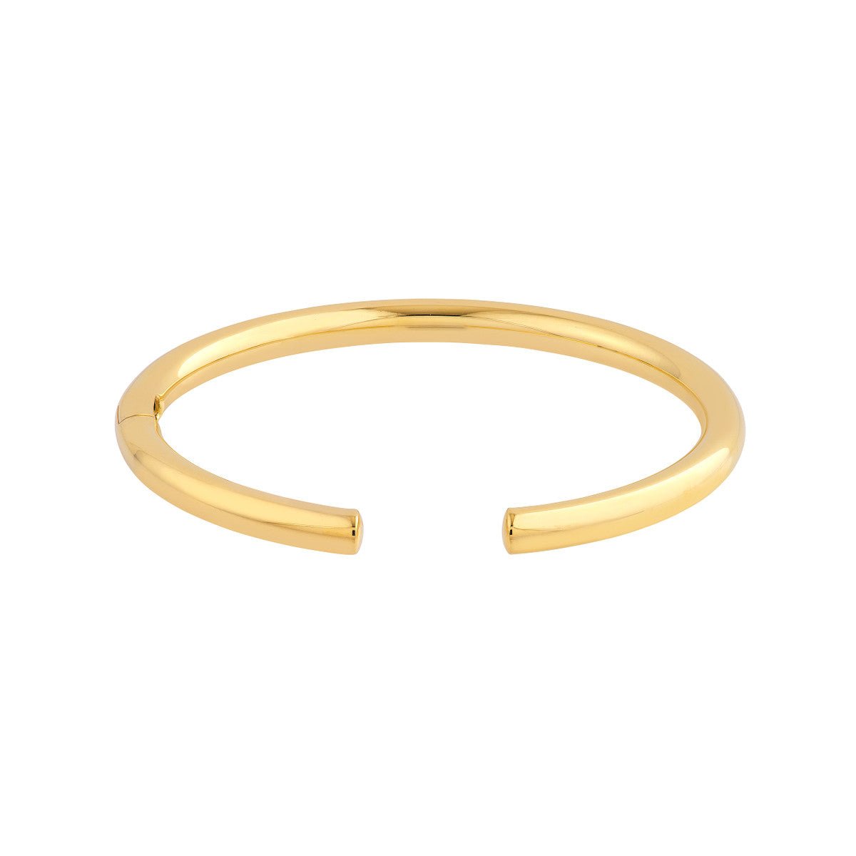 Birmingham Jewelry - 14K Gold Open Polished 5.00mm Bangle - Birmingham Jewelry