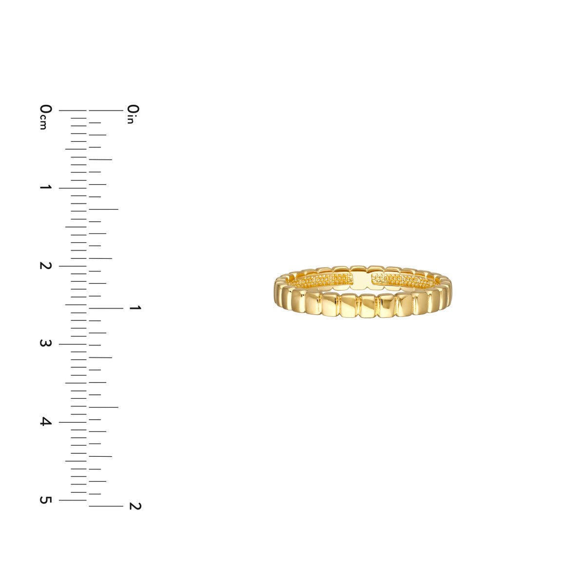 Birmingham Jewelry - 14K Gold Skinny Tag Band Ring - Birmingham Jewelry