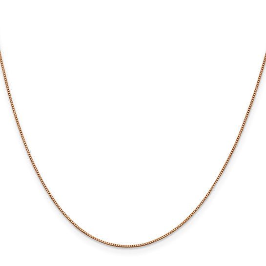 Birmingham Jewelry - 14K Rose Gold Box Chain - Birmingham Jewelry