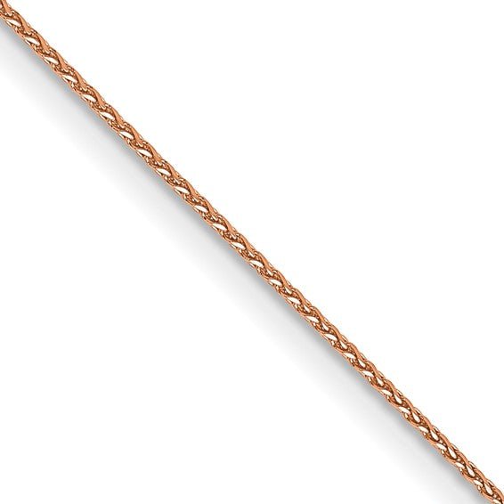 Birmingham Jewelry - 14K Rose Gold Diamond Cut Spiga Chain - Birmingham Jewelry