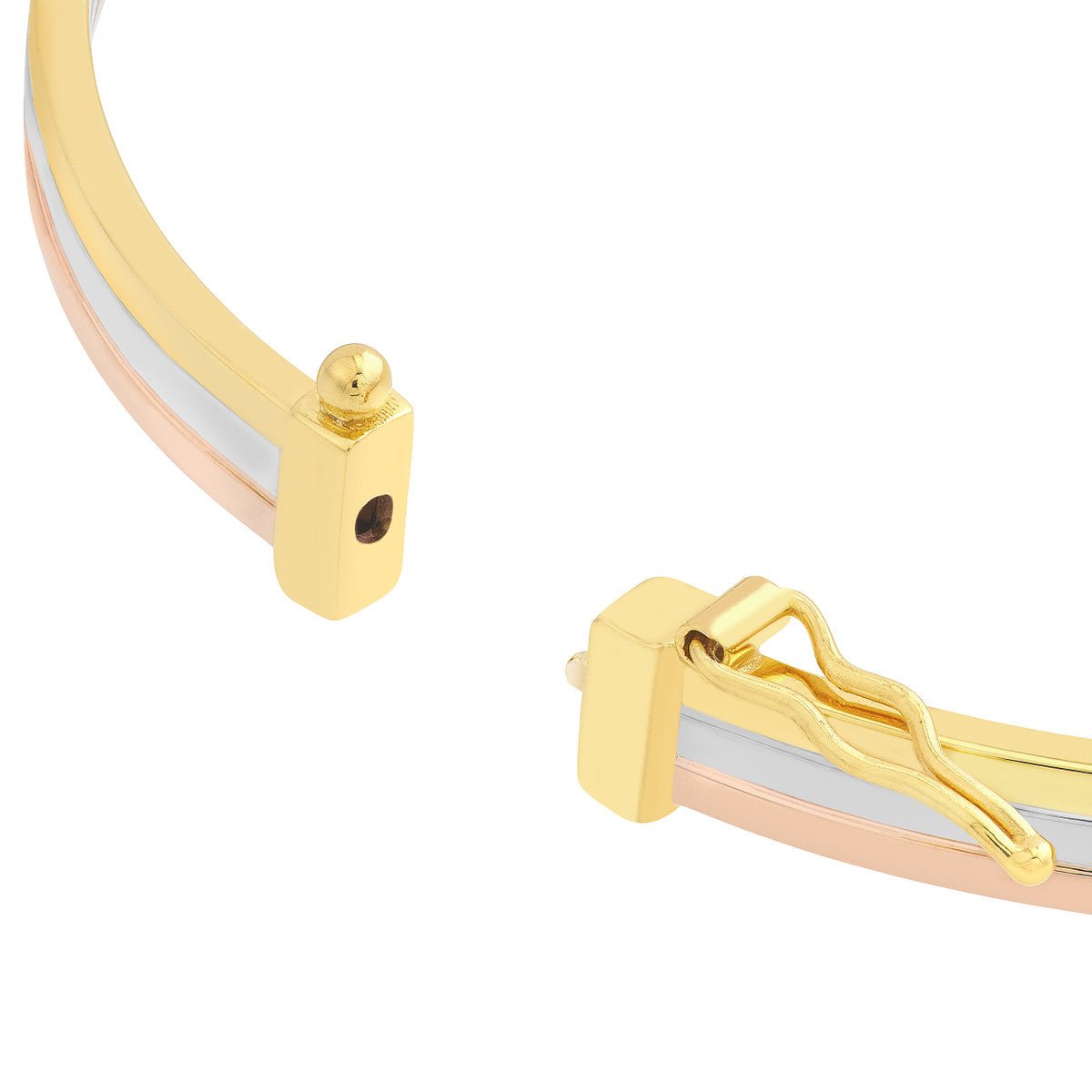 Birmingham Jewelry - 14K Tri Color Gold Bangle - Birmingham Jewelry