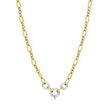 Birmingham Jewelry - 14K Two Tone Gold Alternate Oval Link Necklace - Birmingham Jewelry