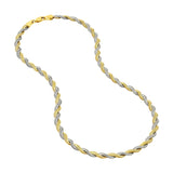 Birmingham Jewelry - 14K Two - Tone Gold Braided Snake Chain - Birmingham Jewelry