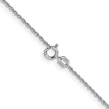 Birmingham Jewelry - 14k White Gold Baby Rope Chain - Birmingham Jewelry