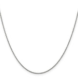 Birmingham Jewelry - 14k White Gold Baby Rope Chain - Birmingham Jewelry