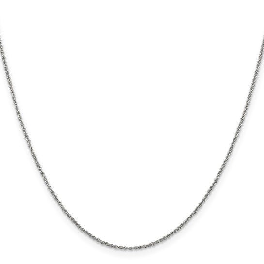 Birmingham Jewelry - 14k White Gold Baby Rope Chain - Birmingham Jewelry