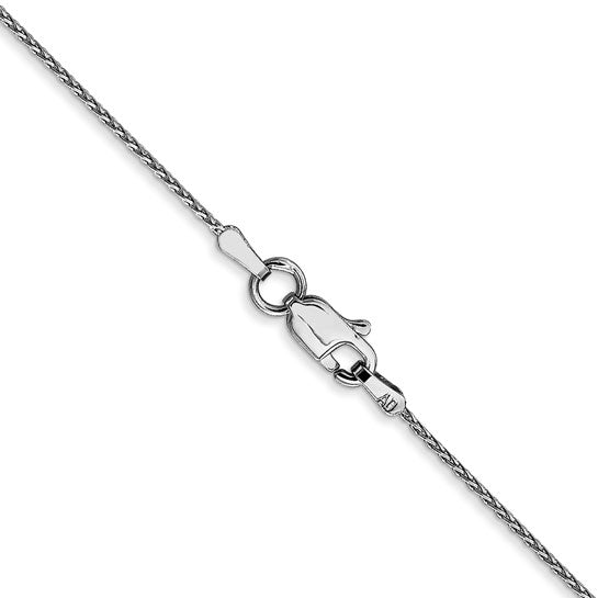 14K White Gold Diamond-Cut Parisian Wheat Chain Birmingham Jewelry Gold Chain Birmingham Jewelry 