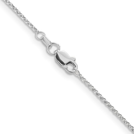 14K White Gold Rolo Chain Birmingham Jewelry Gold Chain Birmingham Jewelry 