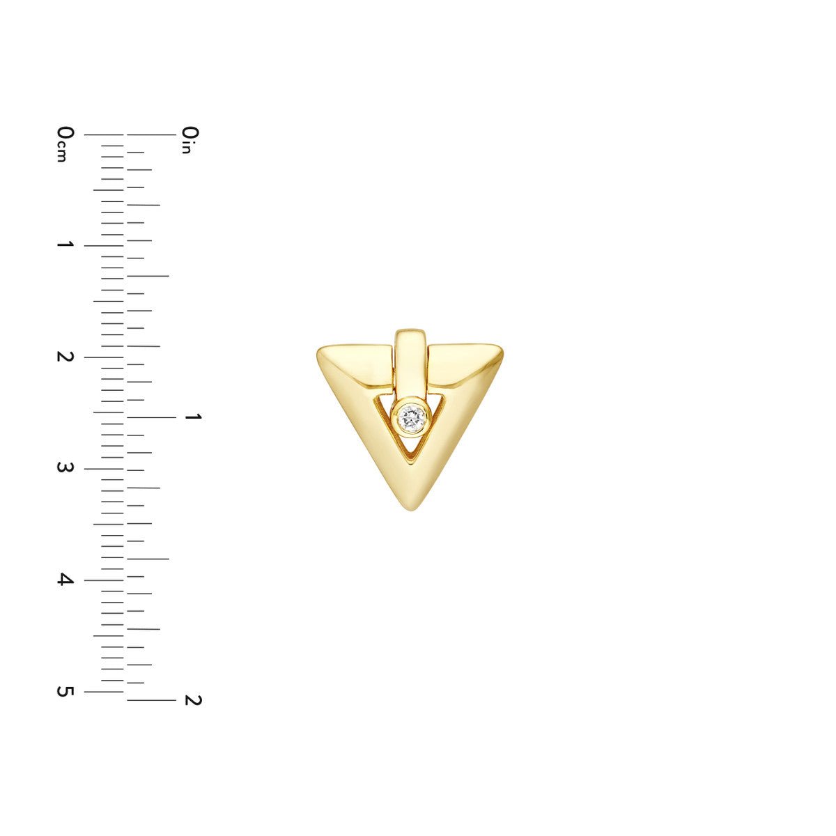 Birmingham Jewelry - 14K Yellow Diamond Arrow Dangle Earrings - Birmingham Jewelry