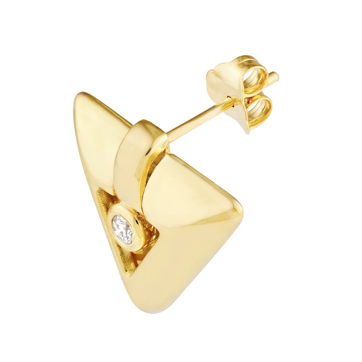 Birmingham Jewelry - 14K Yellow Diamond Arrow Dangle Earrings - Birmingham Jewelry