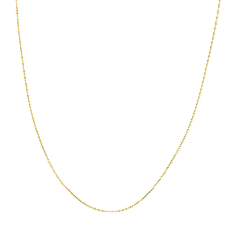 Birmingham Jewelry - 14K Yellow Gold 0.66mm Solid Box 050 Adjustable Chain - Birmingham Jewelry