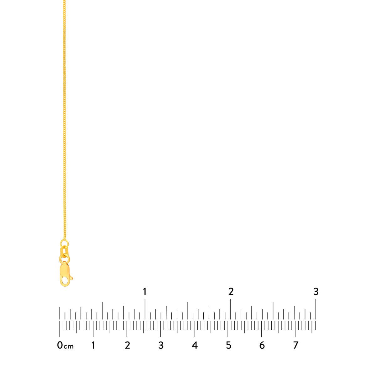 Birmingham Jewelry - 14K Yellow Gold 0.90mm Curb Chain - Birmingham Jewelry