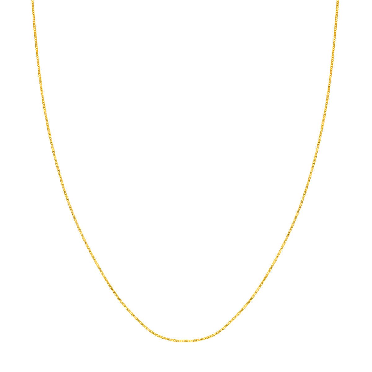 Birmingham Jewelry - 14K Yellow Gold 0.90mm Curb Chain - Birmingham Jewelry
