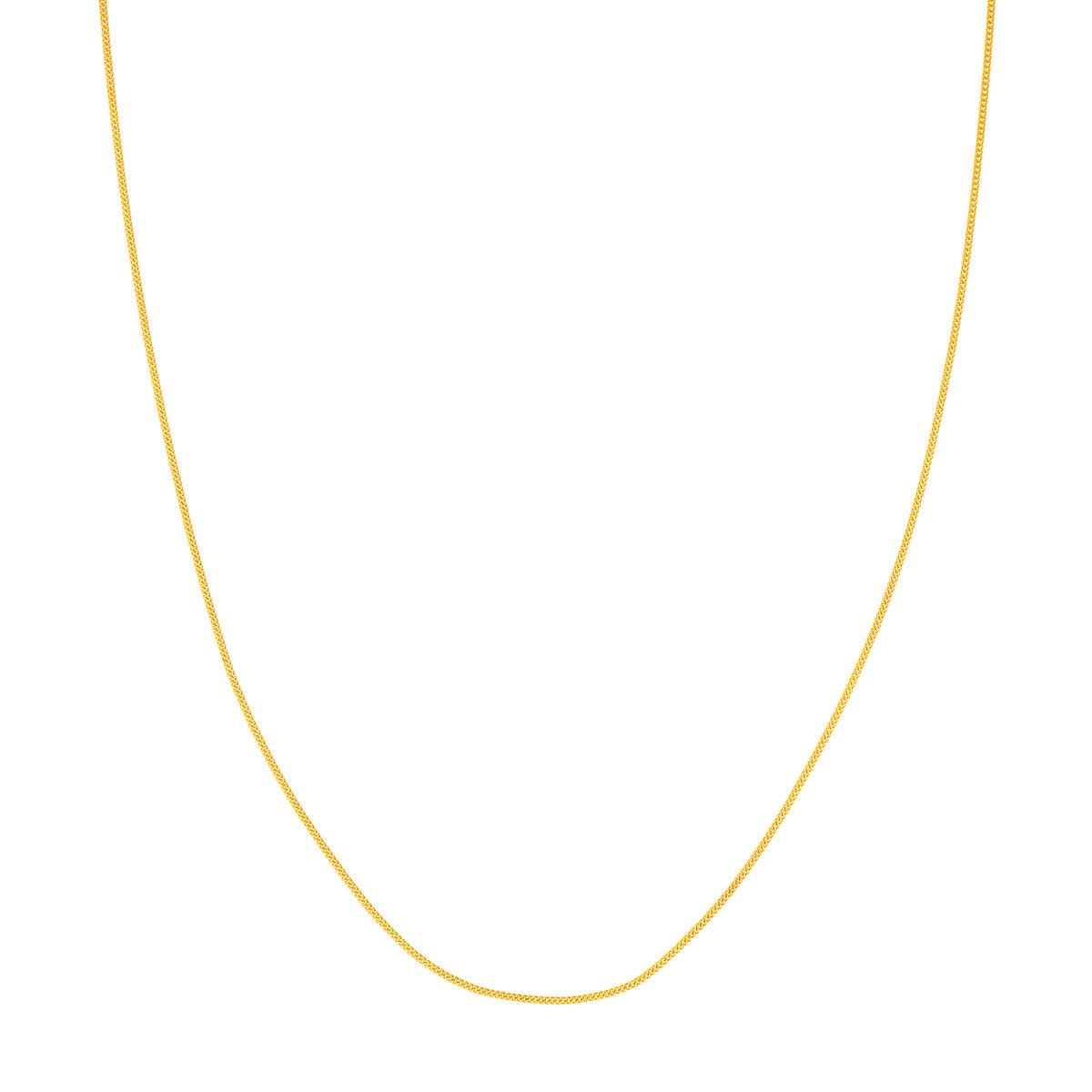 Birmingham Jewelry - 14K Yellow Gold 1.05mm Curb Chain - Birmingham Jewelry