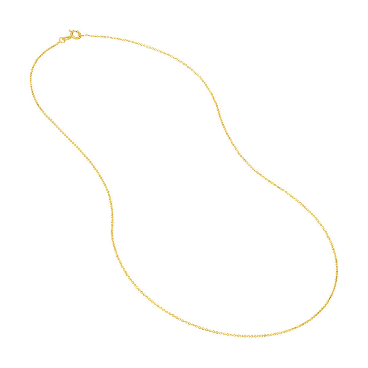 14K Yellow Gold 1.05mm Open Cable Chain Birmingham Jewelry Gold Chain Birmingham Jewelry 