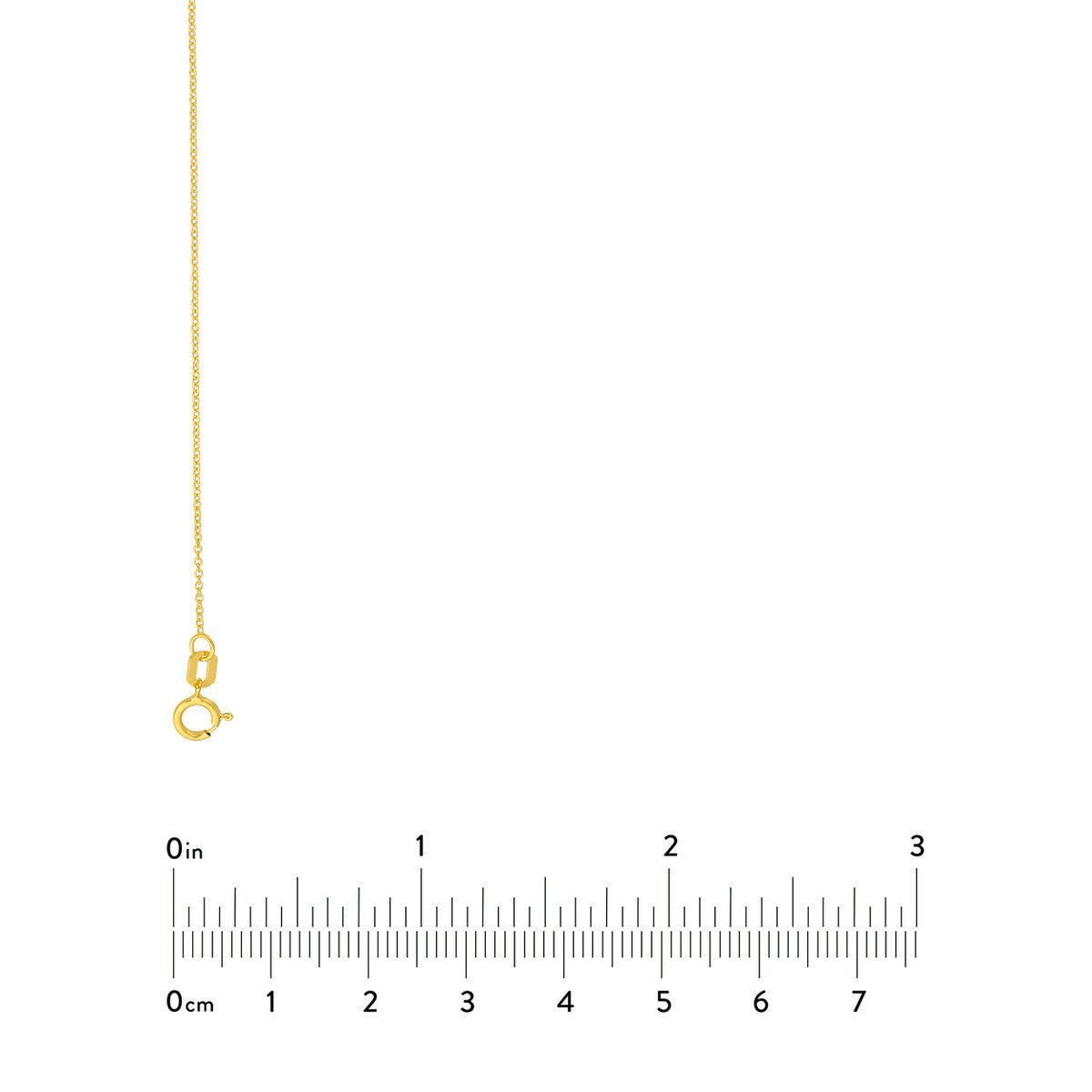 14K Yellow Gold 1.05mm Open Cable Chain Birmingham Jewelry Gold Chain Birmingham Jewelry 