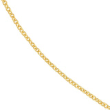 Birmingham Jewelry - 14K Yellow Gold 1.05mm Open Cable Chain - Birmingham Jewelry